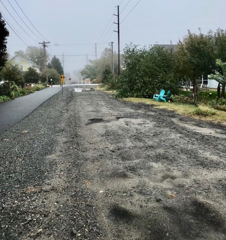 It’s hard to believe, but this is how the railroad bed between Monroe and Jefferson avenues looked in the fall of 2018. BILL ARVIDSON PHOTO